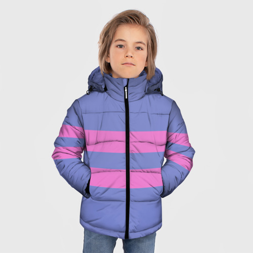 Зимняя куртка для мальчиков 3D Фриск frisk Undertale Андертейл, цвет красный - фото 3
