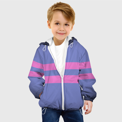 Детская куртка 3D Фриск frisk Undertale Андертейл, цвет белый - фото 3