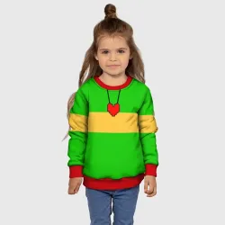 Детский свитшот 3D Чара chara Undertale - фото 7