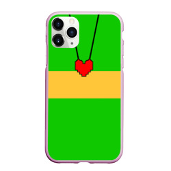 Чехол для iPhone 11 Pro Max матовый Чара chara Undertale