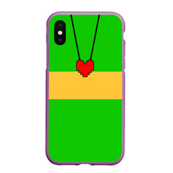 Чехол для iPhone XS Max матовый Чара chara Undertale