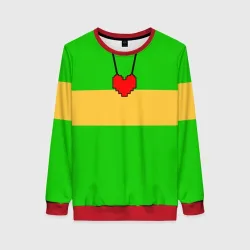 Женский свитшот 3D Чара chara Undertale