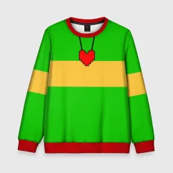 Детский свитшот 3D Чара chara Undertale