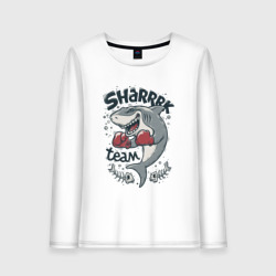 Женский лонгслив хлопок Shark Team