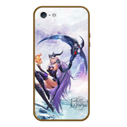 Чехол для iPhone 5/5S матовый Shadow class girl