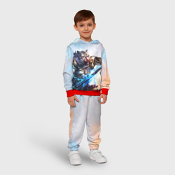 Детский костюм с толстовкой 3D Warrior Zoomorph - фото 2