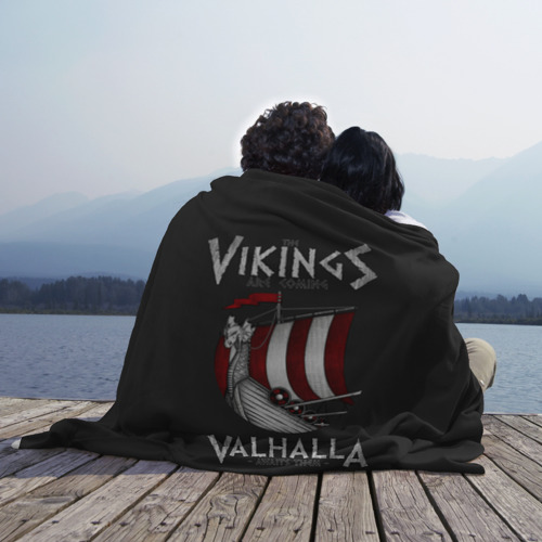 Плед 3D Vikings Valhalla, цвет 3D (велсофт) - фото 3