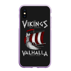 Чехол для iPhone XS Max матовый Vikings Valhalla