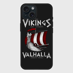 Чехол силиконовый для Apple iPhone 15 матовый Vikings Valhalla