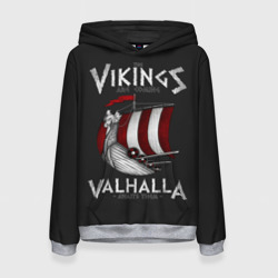 Женская толстовка 3D Vikings Valhalla