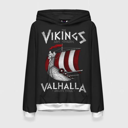 Женская толстовка 3D Vikings Valhalla, цвет 3D печать