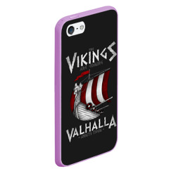 Чехол для iPhone 5/5S матовый Vikings Valhalla - фото 2