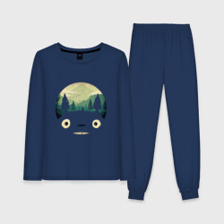 Женская пижама с лонгсливом хлопок Гора Тоторо