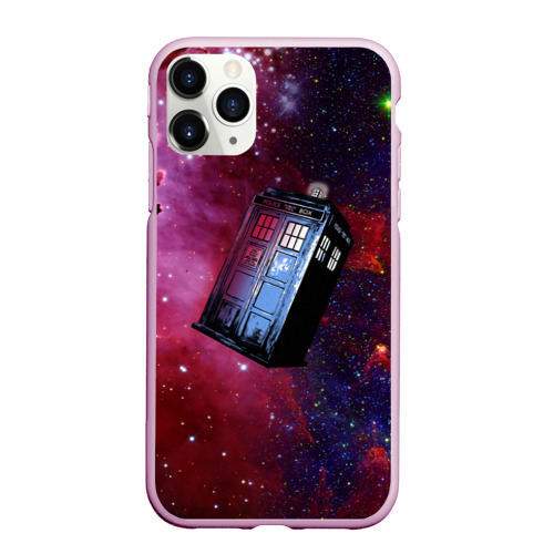 Чехол для iPhone 11 Pro Max матовый Doctor Who, цвет розовый
