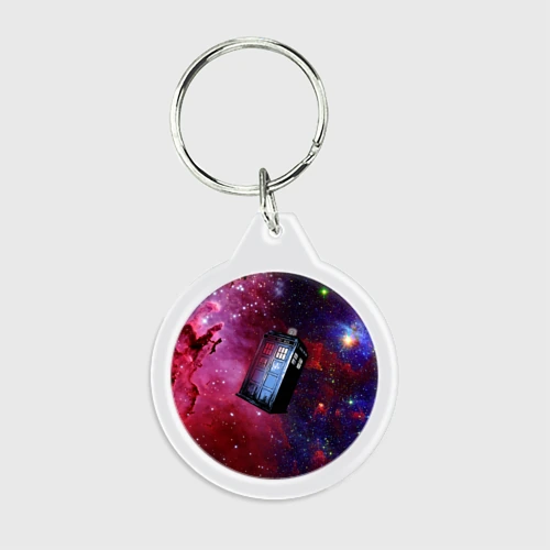Брелок круглый Doctor Who