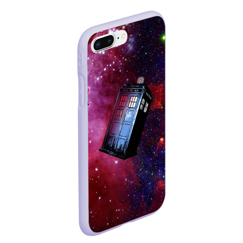 Чехол для iPhone 7Plus/8 Plus матовый Doctor Who, цвет светло-сиреневый - фото 3