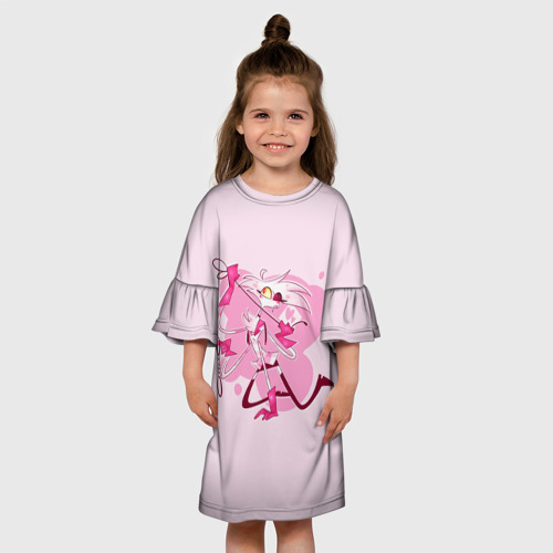 Детское платье 3D с принтом ОТЕЛЬ ХАЗБИН, вид сбоку #3