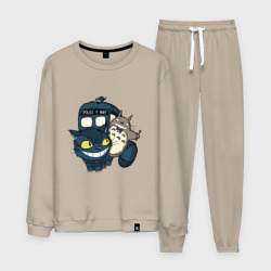 Мужской костюм хлопок Tardis Totoro