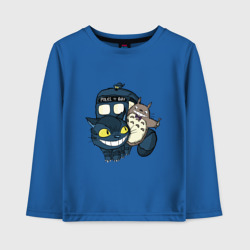 Детский лонгслив хлопок Tardis Totoro