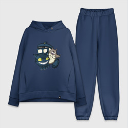 Женский костюм хлопок Oversize Tardis Totoro