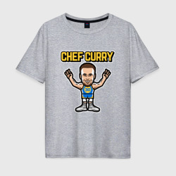 Мужская футболка хлопок Oversize Chef Curry