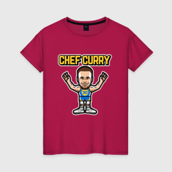 Женская футболка хлопок Chef Curry