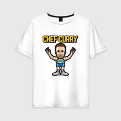 Женская футболка хлопок Oversize Chef Curry