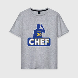 Женская футболка хлопок Oversize Curry