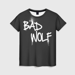 Женская футболка 3D Bad wolf