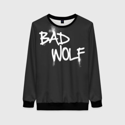 Женский свитшот 3D Bad wolf