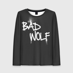 Женский лонгслив 3D Bad wolf