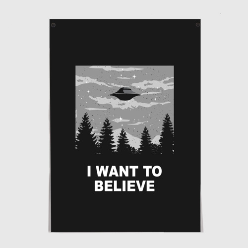 Постер I want to believe