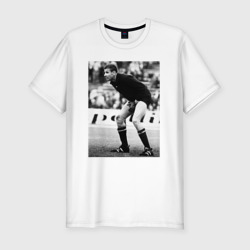 Мужская футболка хлопок Slim Лев Яшин