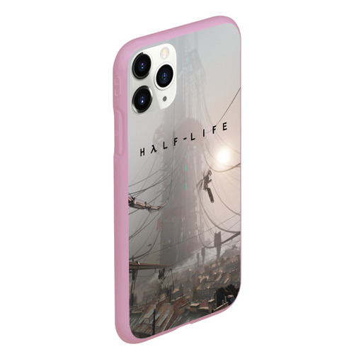 Чехол для iPhone 11 Pro Max матовый Half-life, цвет розовый - фото 3