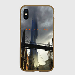 Чехол для iPhone XS Max матовый Half life