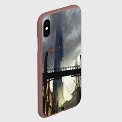 Чехол для iPhone XS Max матовый Half life - фото 2