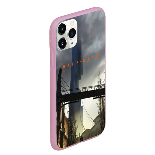 Чехол для iPhone 11 Pro Max матовый Half life, цвет розовый - фото 3