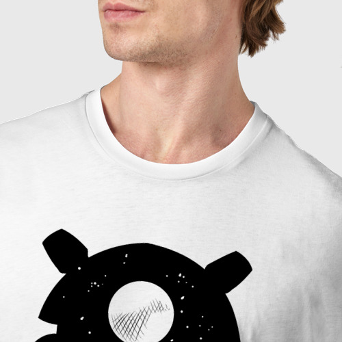 Мужская футболка хлопок Доктор Кто, цвет белый - фото 6