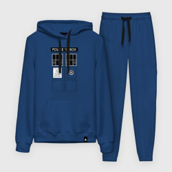 Женский костюм с толстовкой хлопок Доктор Кто, Тардис