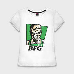 Женская футболка хлопок Slim BFG