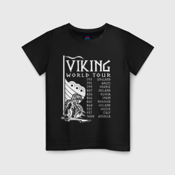 Детская футболка хлопок Viking world tour