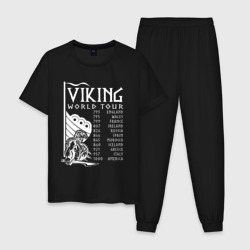 Мужская пижама хлопок Viking world tour