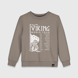 Детский свитшот хлопок Viking world tour