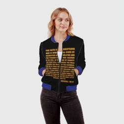 Женский бомбер 3D Криминальное Чтиво - фото 2