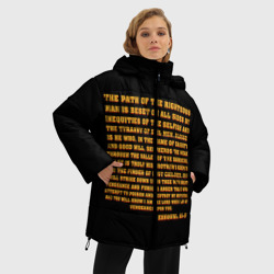 Женская зимняя куртка Oversize Криминальное Чтиво - фото 2
