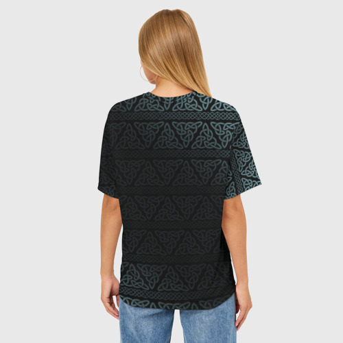 Женская футболка oversize 3D Odinn, цвет 3D печать - фото 4