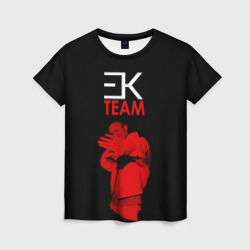 Женская футболка 3D Егор Крид team