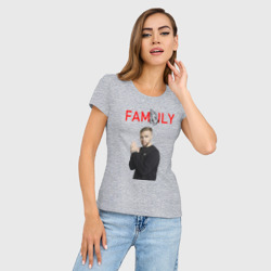 Женская футболка хлопок Slim Егор Крид - family - фото 2