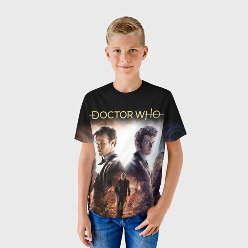 Детская футболка 3D Доктор Кто, цвет 3D печать - фото 3