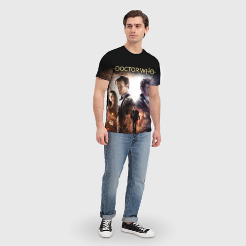 Мужская футболка 3D Доктор Кто, цвет 3D печать - фото 5
